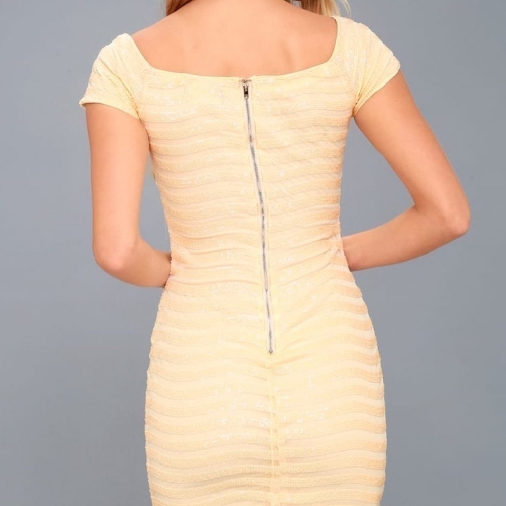 NWT Lulus Magical Moonlight Sequin Bodycon Dress - Picture 4 of 9
